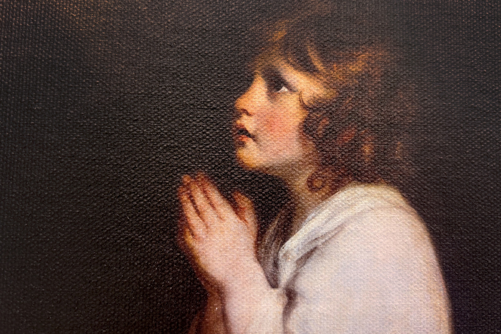祈る幼いサムエル、1777年、0.89 x 0.7 m、ファーブル美術館、モンペリエ - Joshua Reynolds