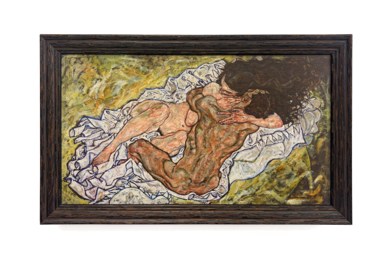 抱擁、1917年 - Egon Schiele