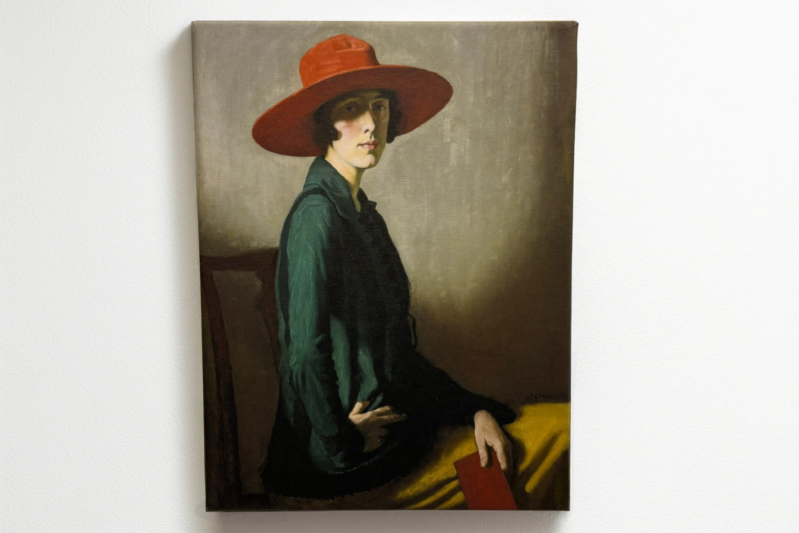 赤い帽子の女 - William Strang