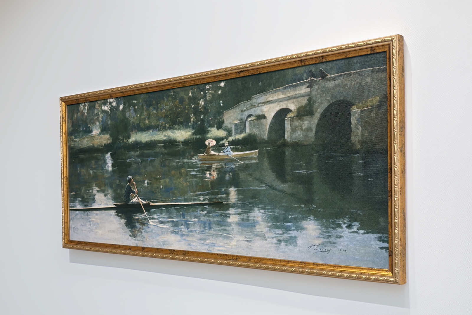 グレツの橋、1883年 - John Lavery