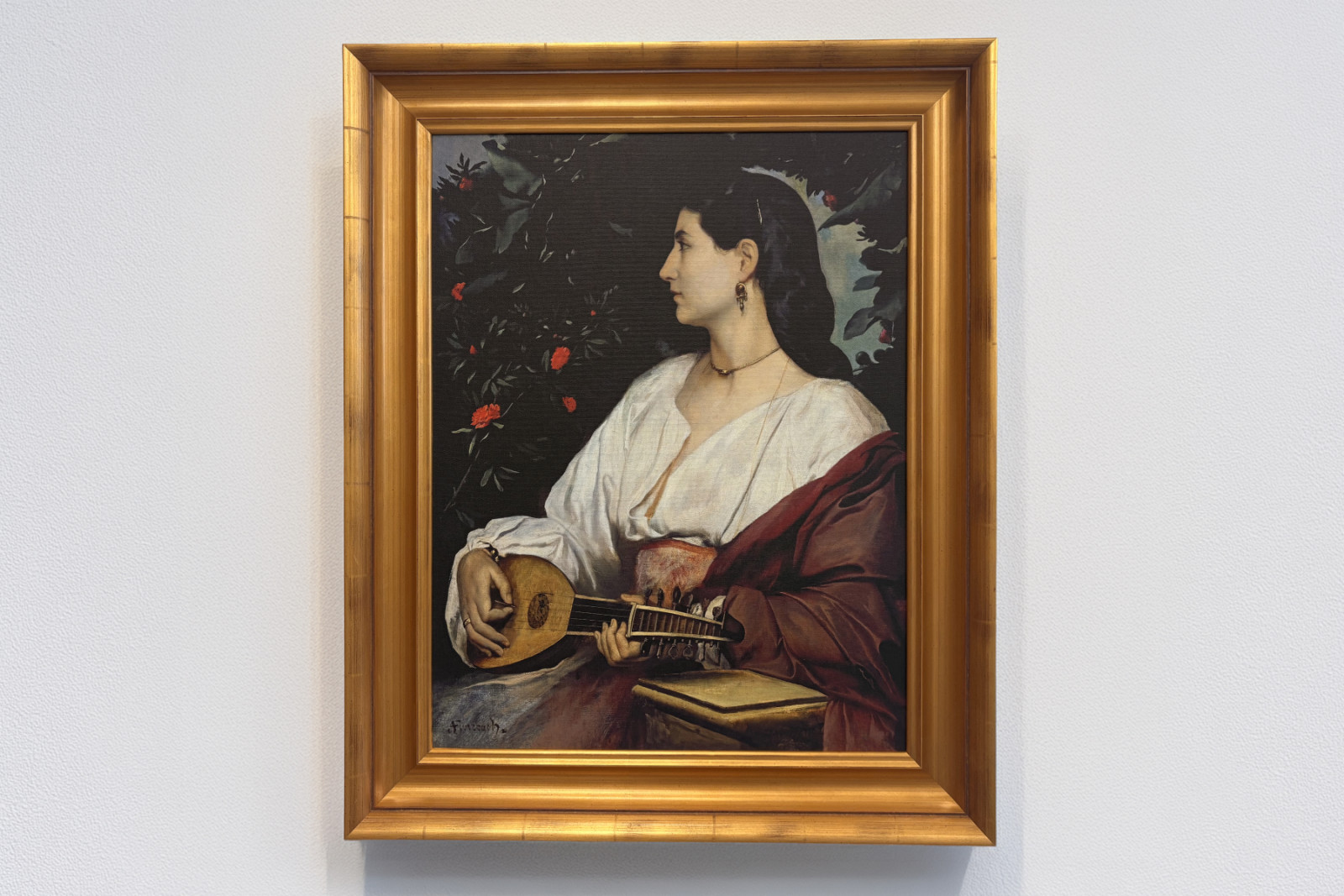 マンドリン奏者、1865年 - Anselm Feuerbach