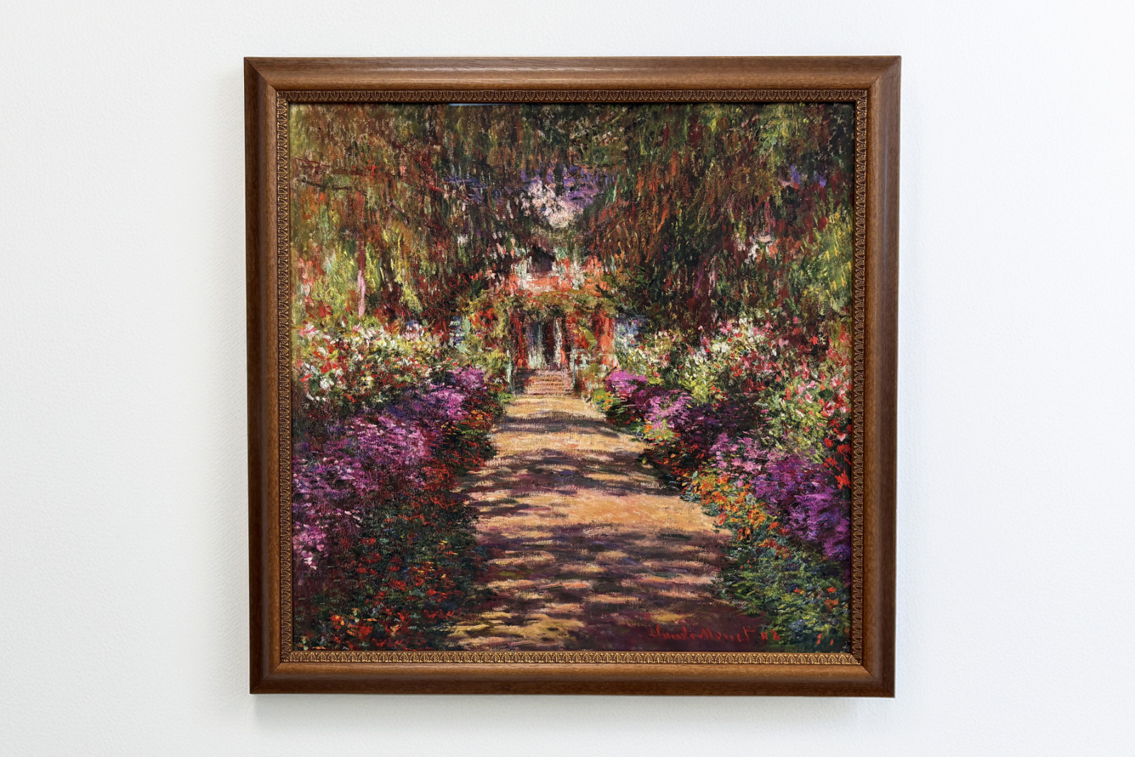 モネの庭の小道、ジヴェルニー、1902 - Claude Monet