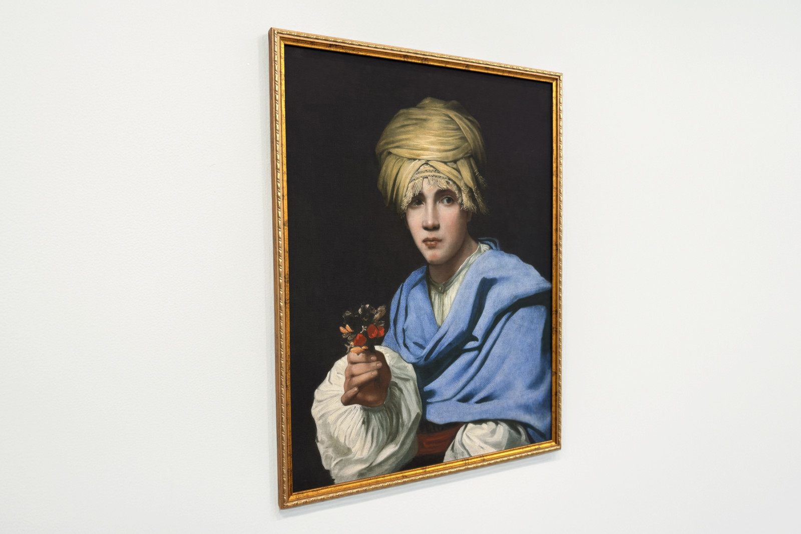Nosegayを保持しているターバンの少年 - Michiel Sweerts