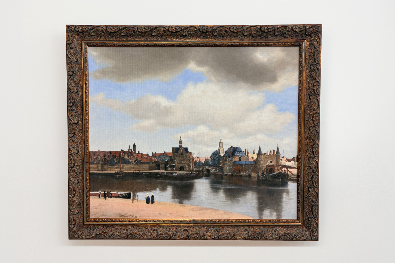 デルフトの眺望、c.1660-61（キャンバスに油彩） - Johannes Vermeer