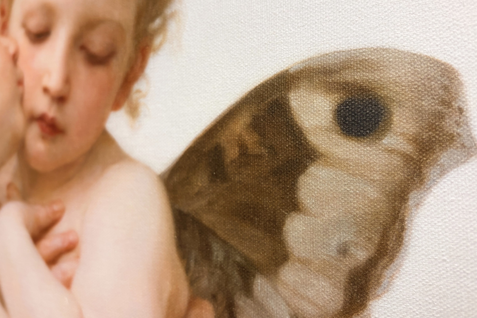 子供としてのキューピッドとプシュケ、ファーストキス、1890年。 - William-Adolphe Bouguereau