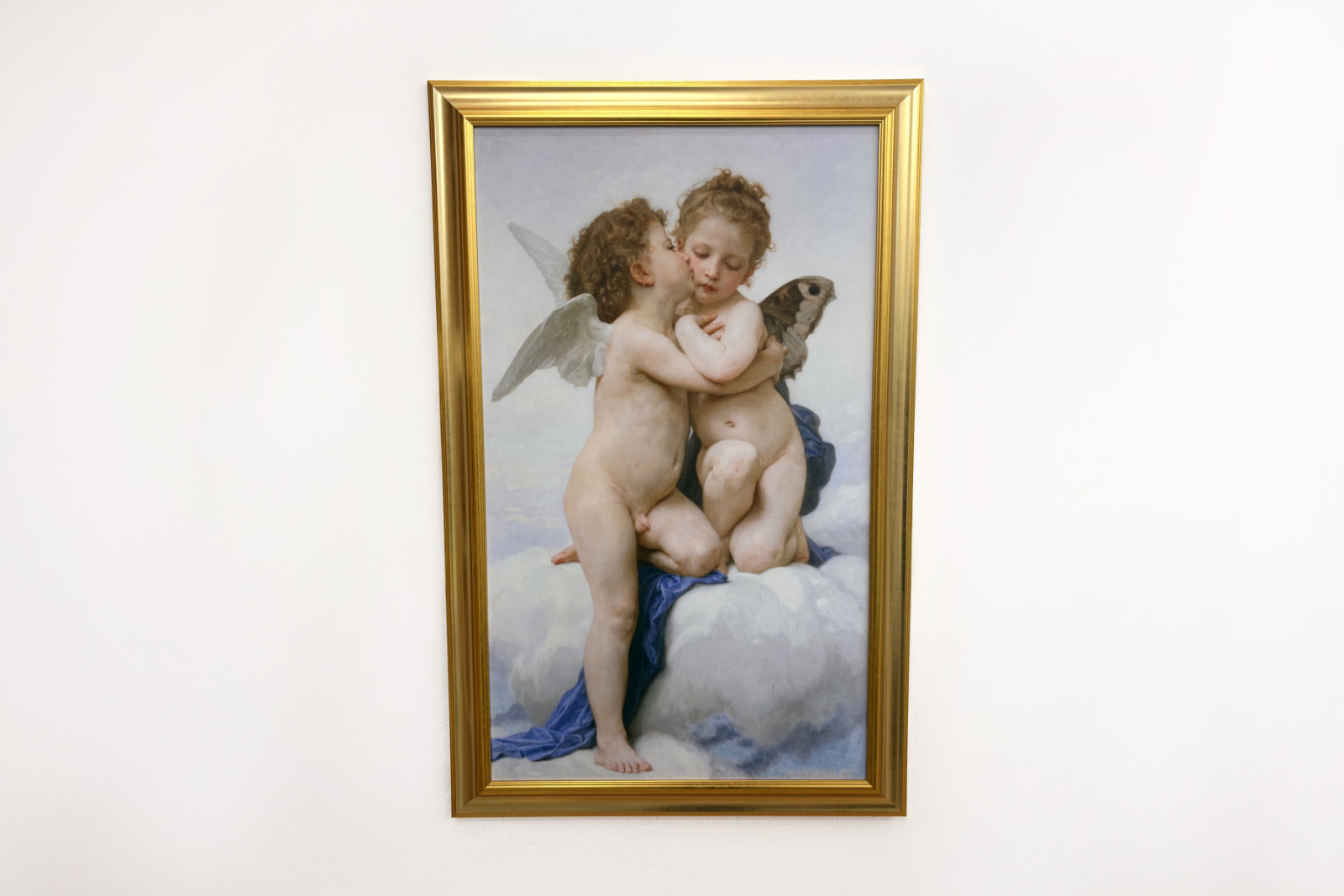 子供としてのキューピッドとプシュケ、ファーストキス、1890年。 - William-Adolphe Bouguereau