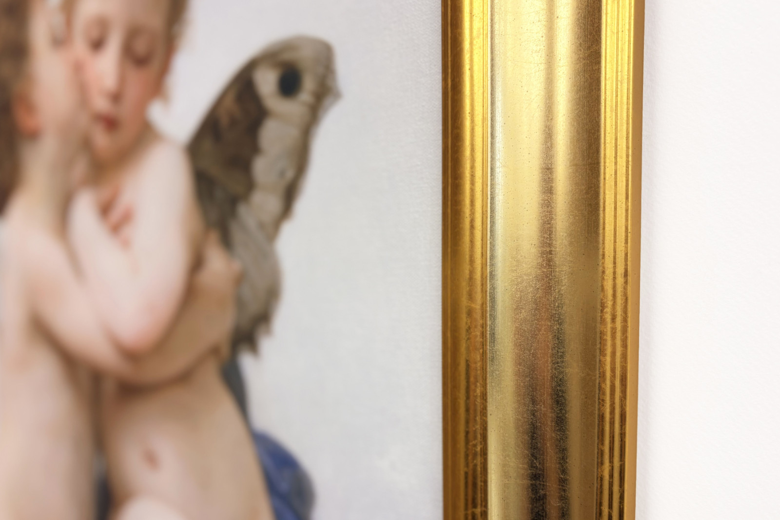 子供としてのキューピッドとプシュケ、ファーストキス、1890年。 - William-Adolphe Bouguereau