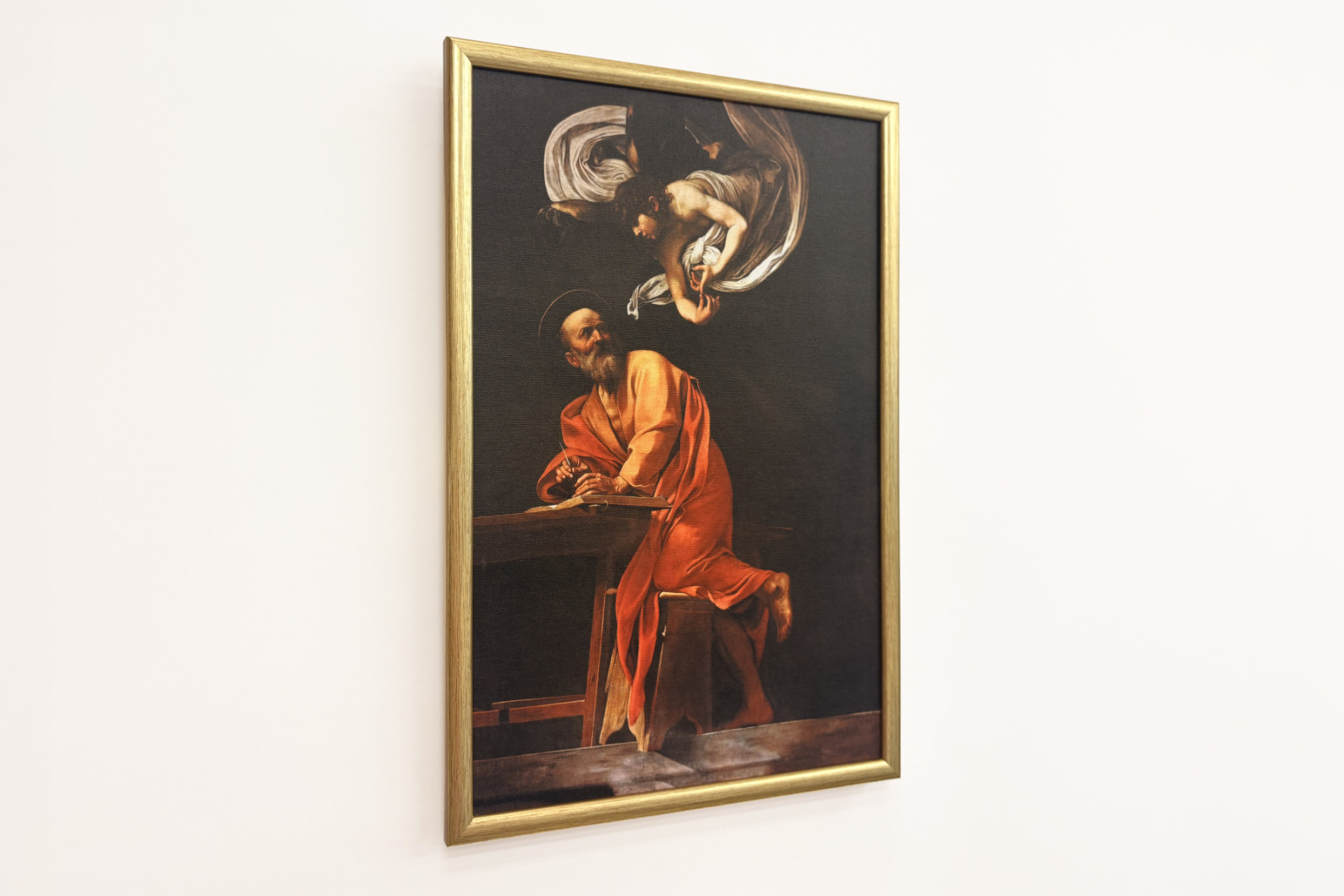 聖マタイのインスピレーション - Michelangelo Merisi Caravaggio