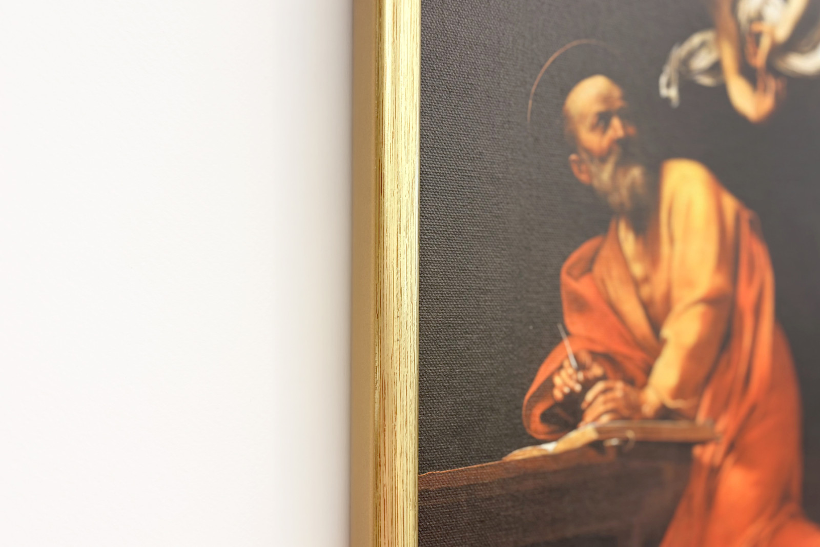 聖マタイのインスピレーション - Michelangelo Merisi Caravaggio