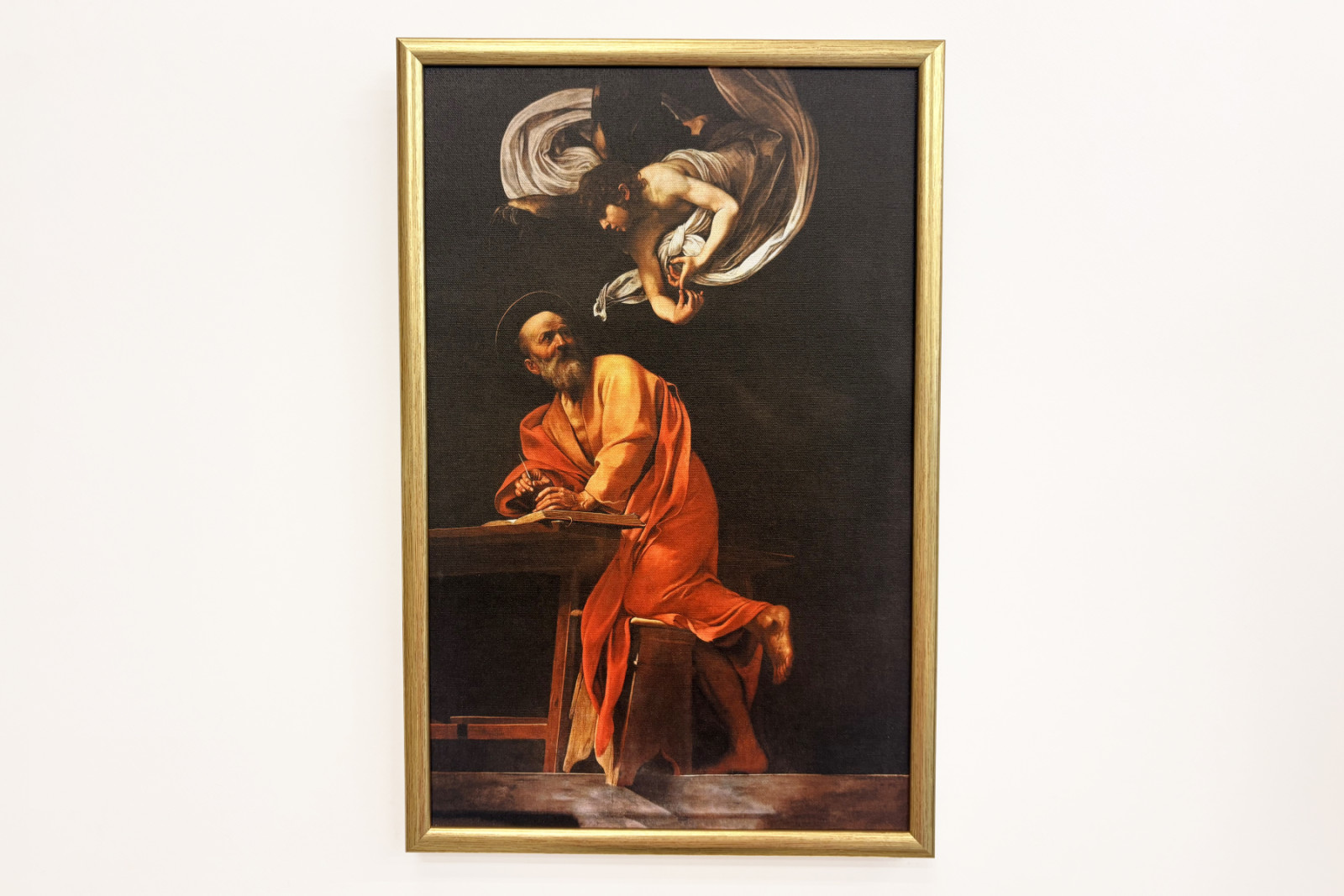 聖マタイのインスピレーション - Michelangelo Merisi Caravaggio