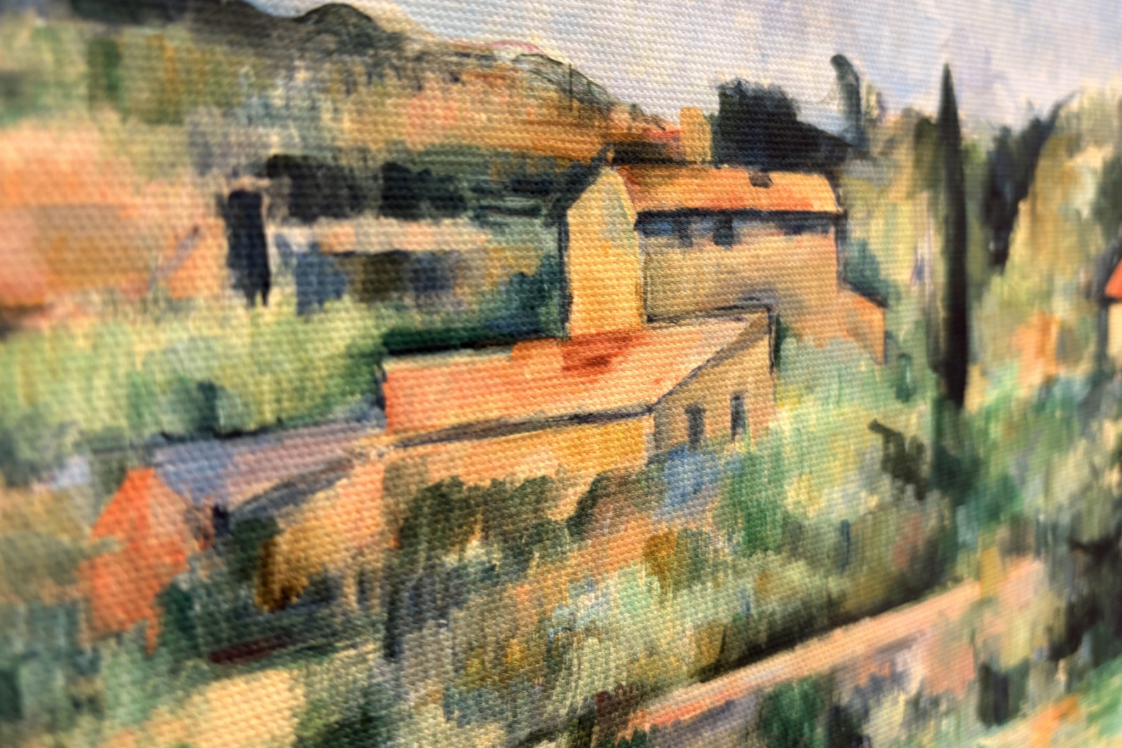 ベルビュー平野/赤い大地 - Paul Cézanne