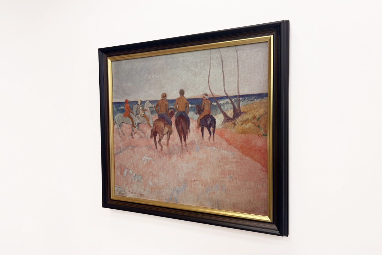 ビーチでのライダー - Paul Gauguin
