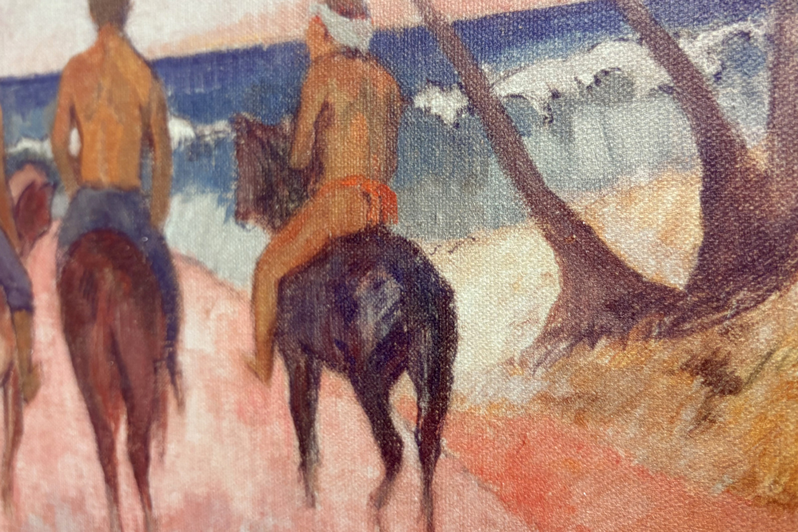 ビーチでのライダー - Paul Gauguin