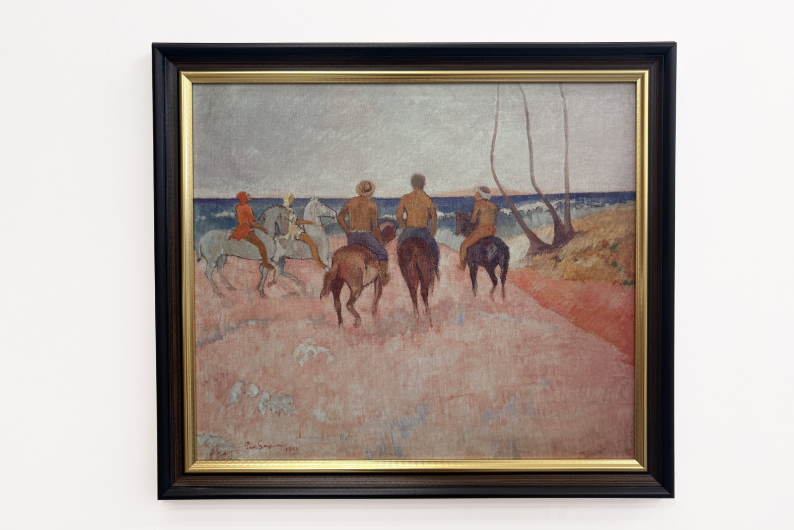 ビーチでのライダー - Paul Gauguin