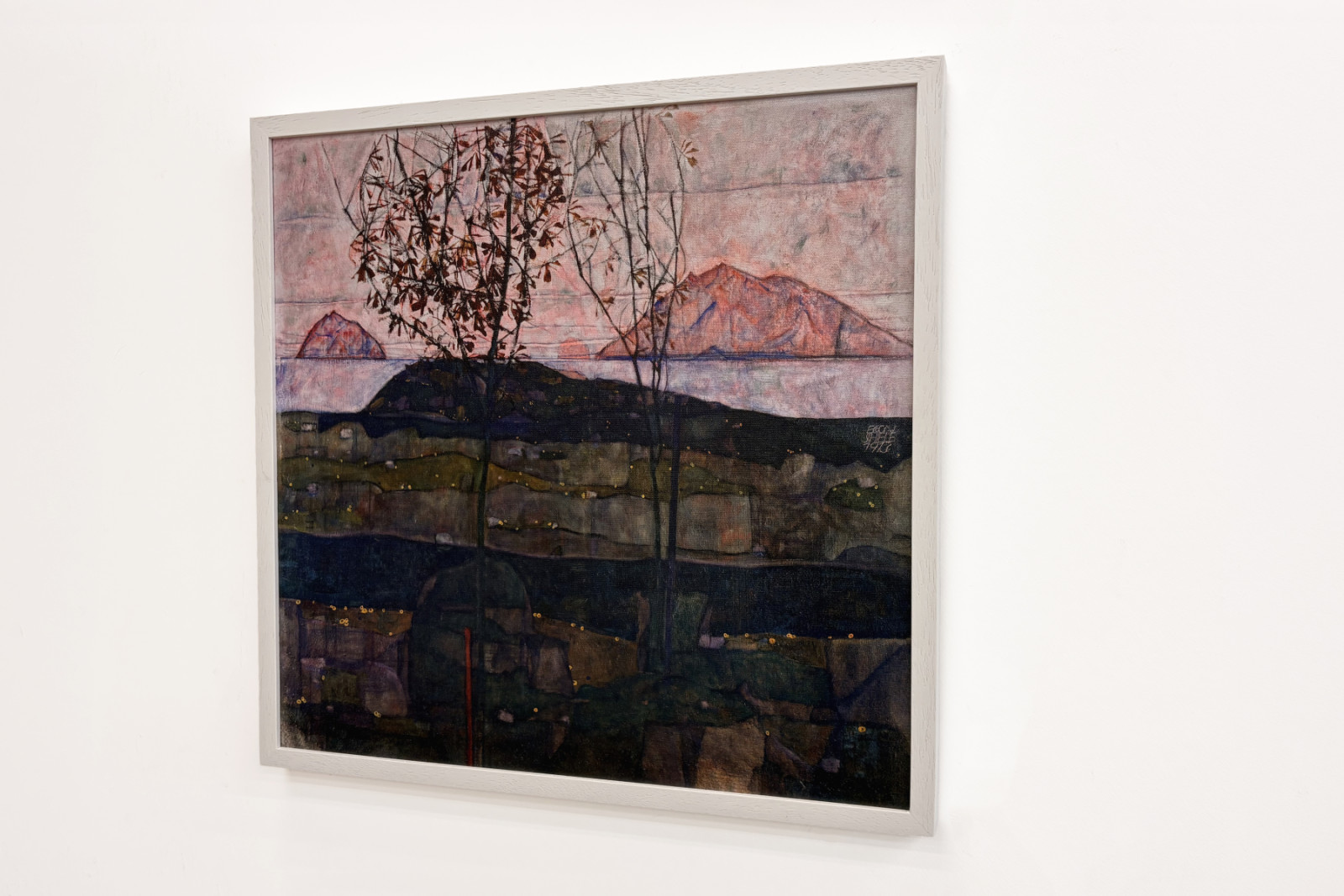 夕日、1913 - Egon Schiele