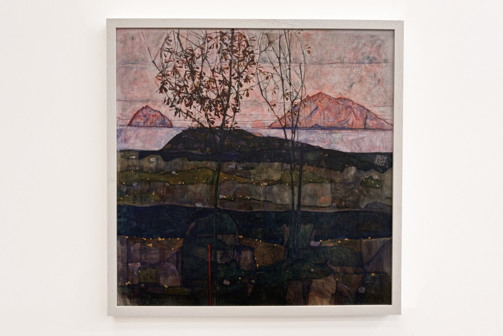 夕日、1913 - Egon Schiele