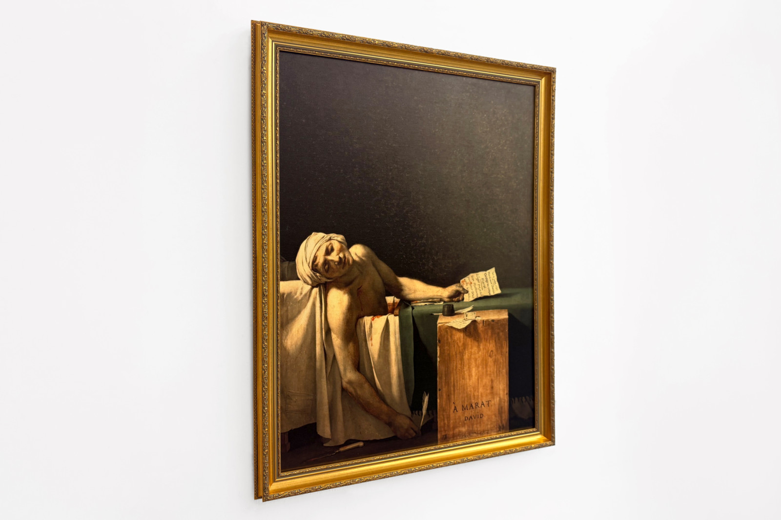 マラーの死 - Jacques Louis David