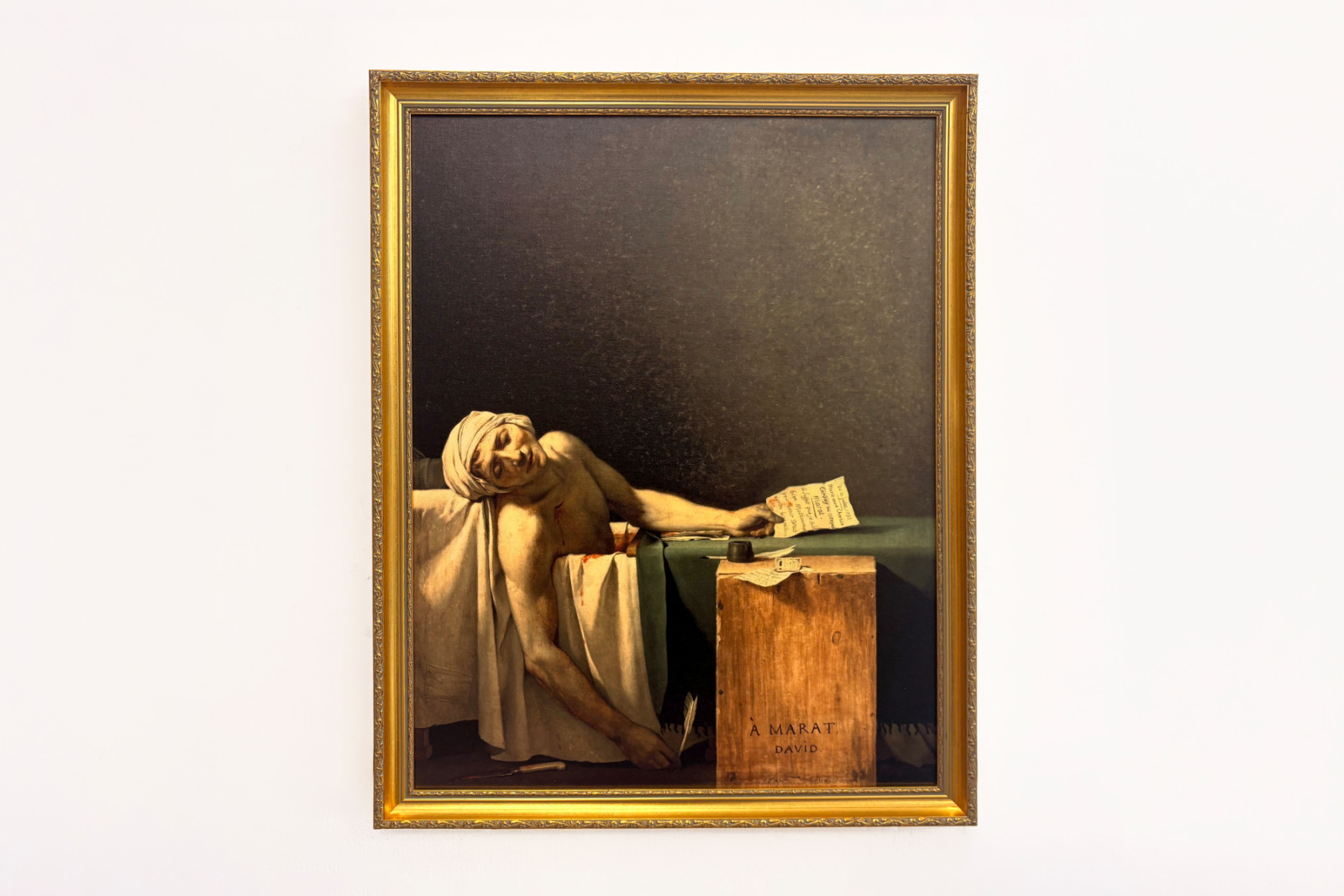 マラーの死 - Jacques Louis David