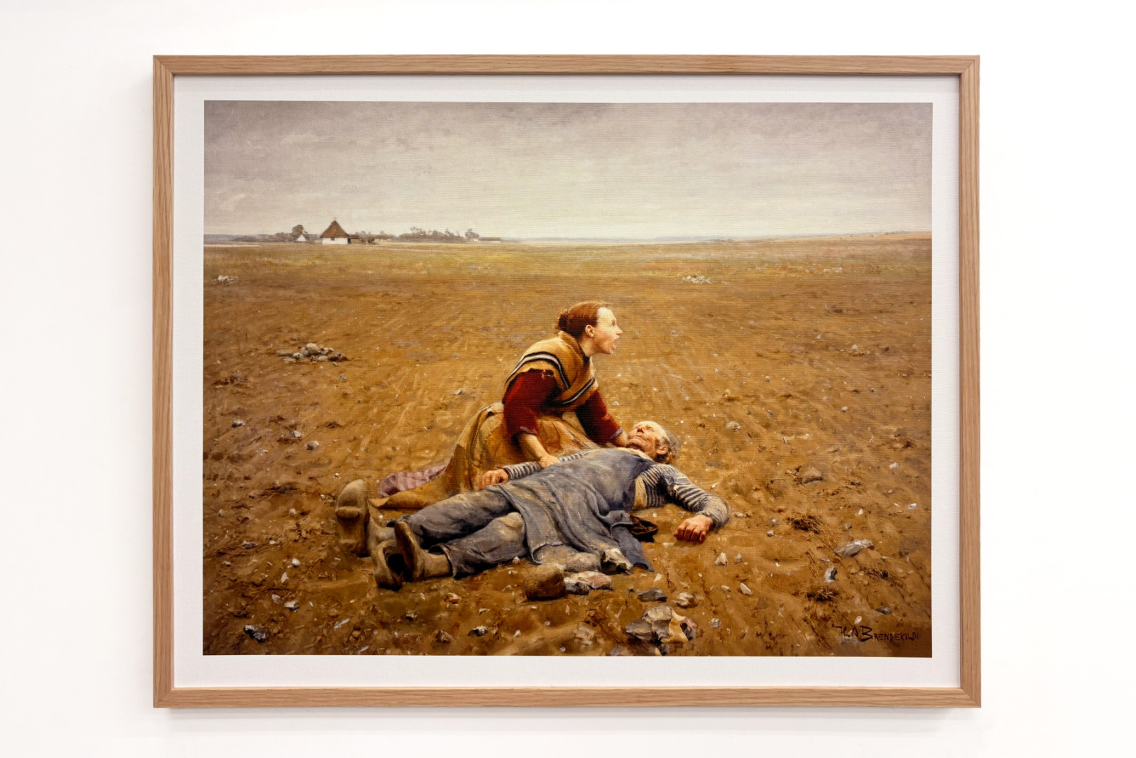 疲れ果てた男、あるいは殉教者、1889年 - Hans Andersen Brendekilde