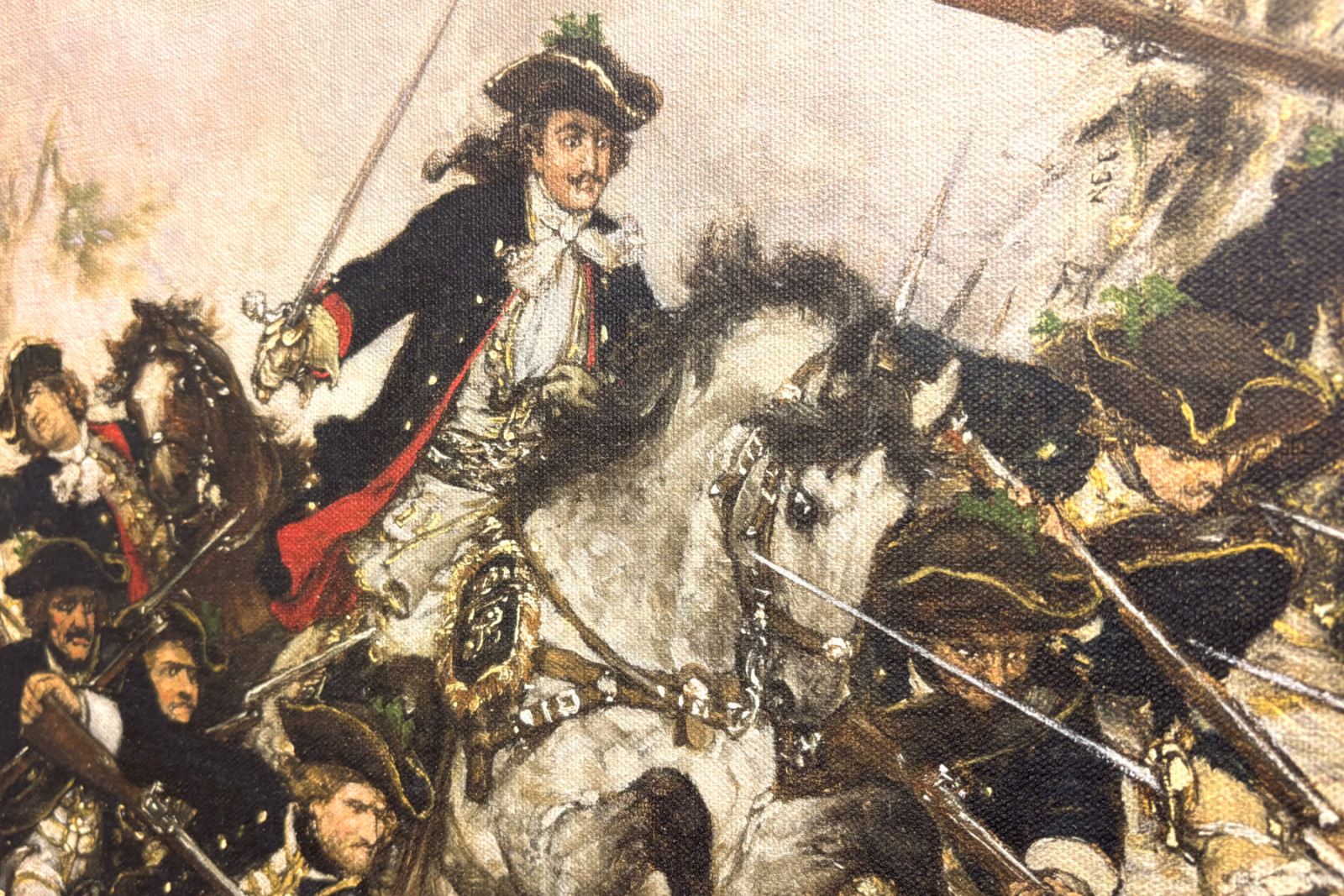トリノの戦いにおける1883年の古いDessauer - Hermann Joseph Wilhelm Knackfuss