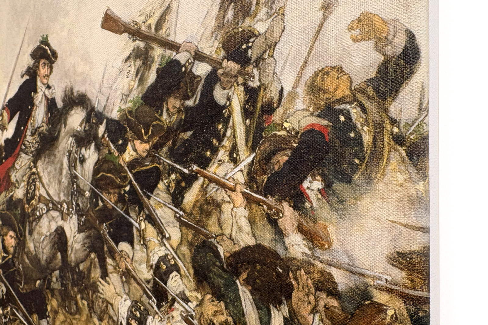 トリノの戦いにおける1883年の古いDessauer - Hermann Joseph Wilhelm Knackfuss