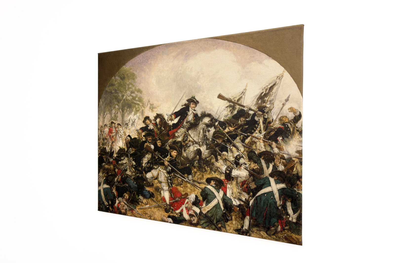 トリノの戦いにおける1883年の古いDessauer - Hermann Joseph Wilhelm Knackfuss