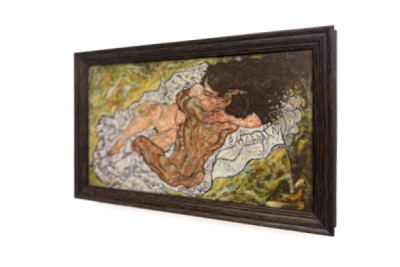 抱擁、1917年 - Egon Schiele