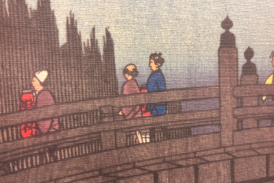 キャピタル ブリッジの竹市場、1857 年、1857 年。