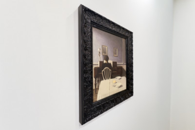 ピアノで若い女性とインテリア - Vilhelm Hammershoi