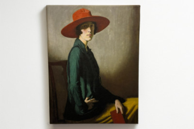赤い帽子の女 - William Strang
