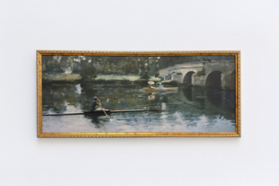 グレツの橋、1883年 - John Lavery