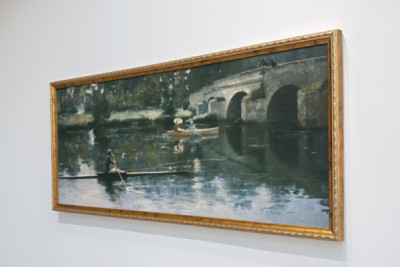 グレツの橋、1883年 - John Lavery