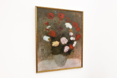 ポピーの花束 オディロン・レドン（1840-1916）の絵画。 - Odilon Redon