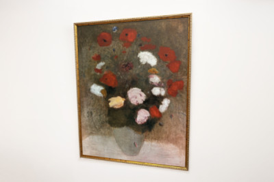 ポピーの花束 オディロン・レドン（1840-1916）の絵画。 - Odilon Redon