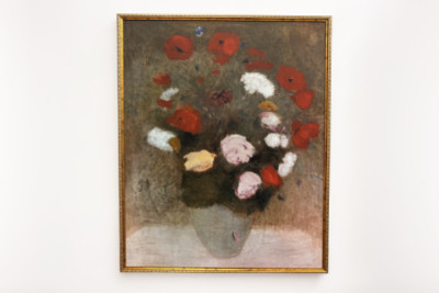ポピーの花束 オディロン・レドン（1840-1916）の絵画。 - Odilon Redon