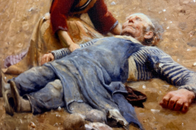 疲れ果てた男、あるいは殉教者、1889年