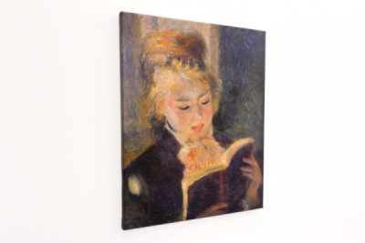 読書する少女、1874年