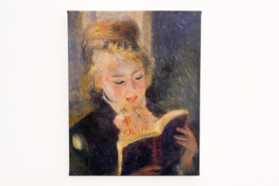 読書する少女、1874年