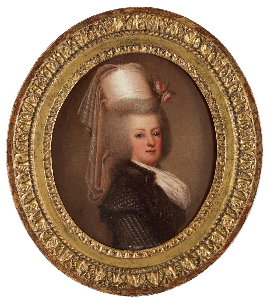 フランスのマリーアントワネット女王の肖像1755-1793、1789