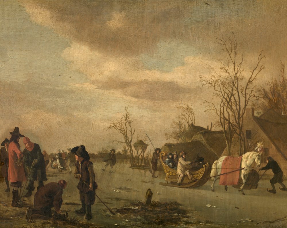 冬の楽しみ 作： Adriaen van de Velde