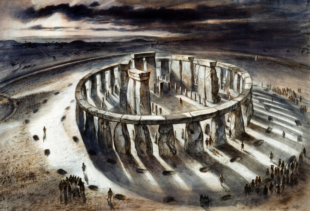 ストーンヘンジ 1000BC、1960 年代