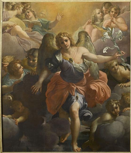 大天使ガブリエル | Annibale Carracci