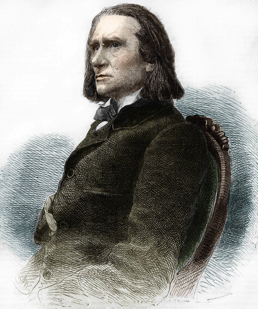フランツ・リスト（リスト・フェレンツ） Liszt Ferenc 肖像画 Anonymous_Anonymous_-