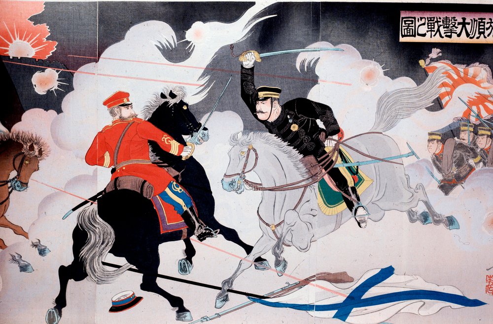 ファイル:Kannon Riding a Dragon by Harada Naojiro (National