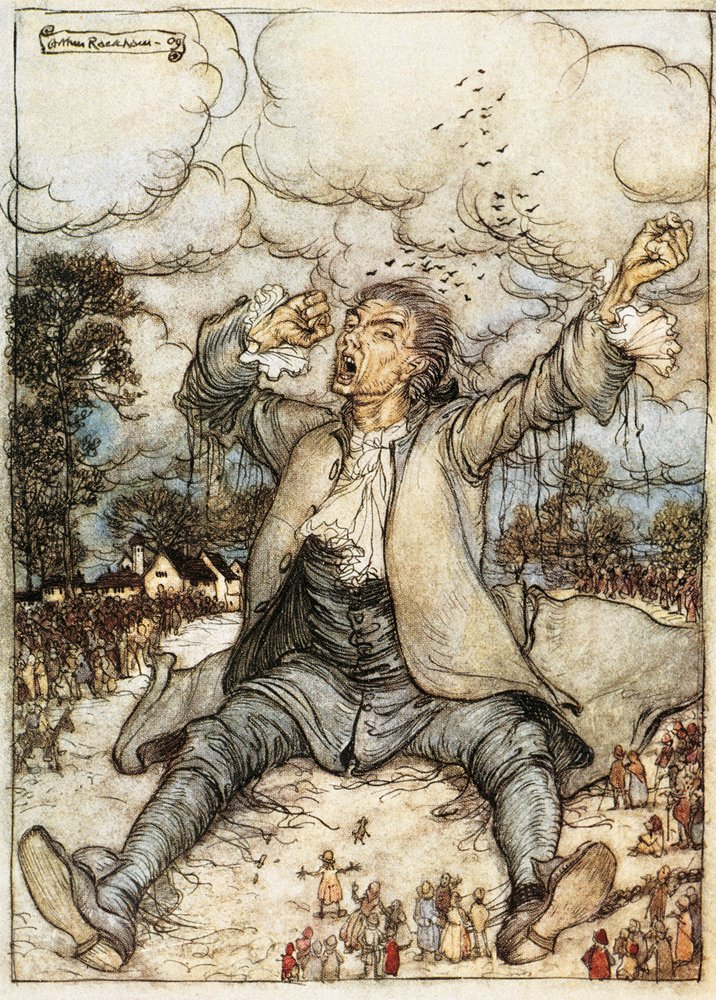 ★アーサー・ラッカム 挿画本★ガリバー旅行記★1909年出版 図版 12点★ Arthur_Rackham_-