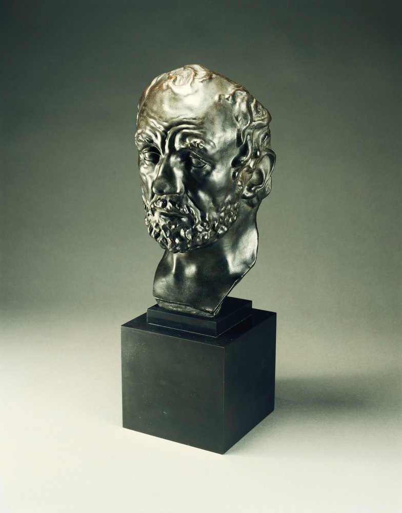 【鼻のつぶれた男】オーギュスト・ロダン 鼻の潰れた男(ビビの肖像) 横浜美術館コレクション検索