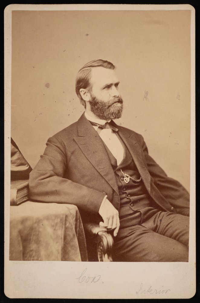 ジェイコブ・ドルソン・コックスの肖像、1828～1900年、1900年以前。 作： ブレイディの全国写真ポートレートギャラリー