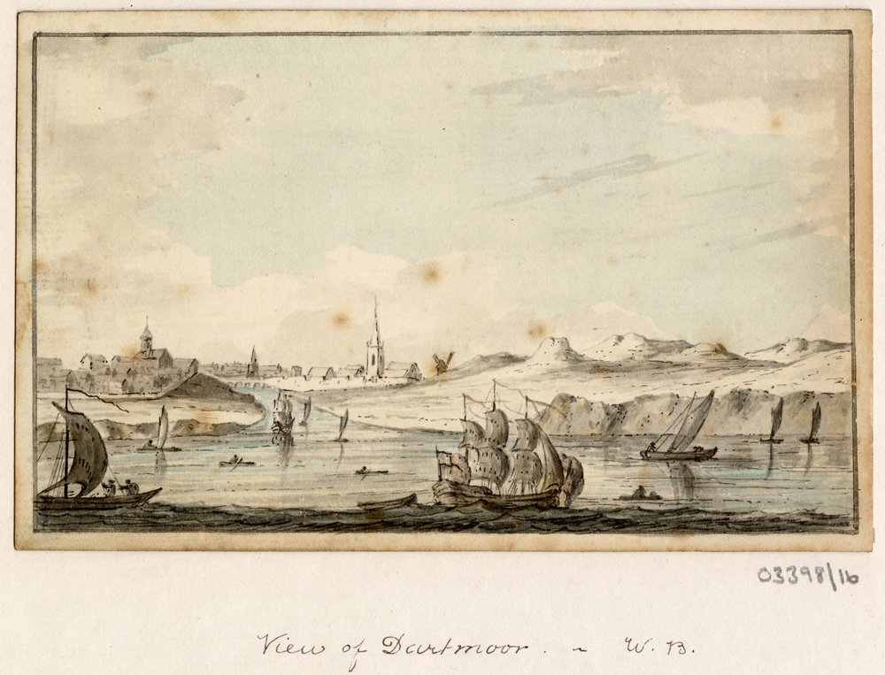 一連のスケッチ、イギリス、大陸、アメリカの景色 1772-1778 (水彩) 作： ブリティッシュスクール