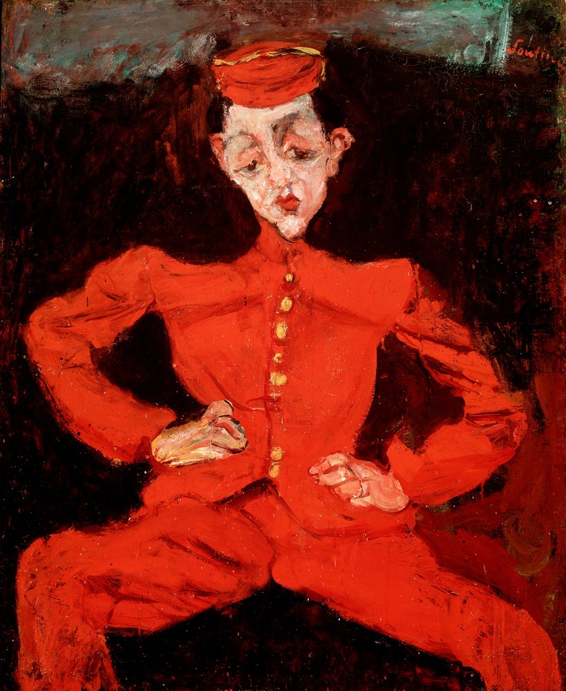 ル・グルーム」Chaim Soutine（1894-1944）の絵画