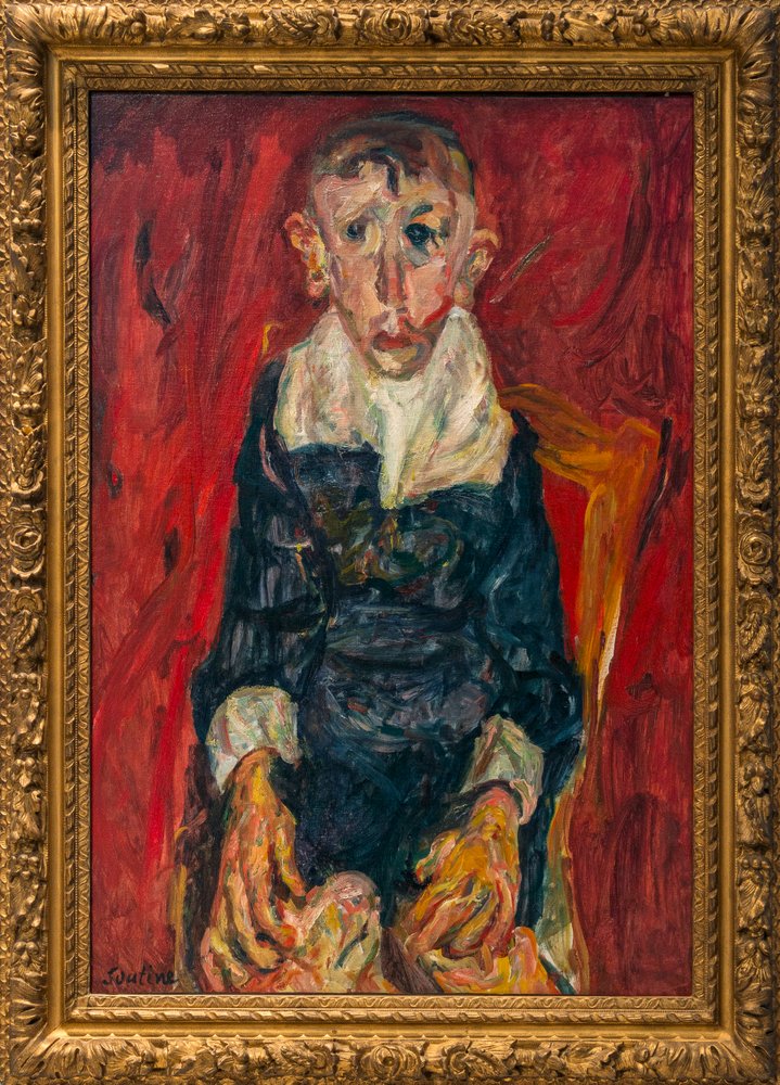 L'idiot - Chaim Soutine（1893-1943）の絵画